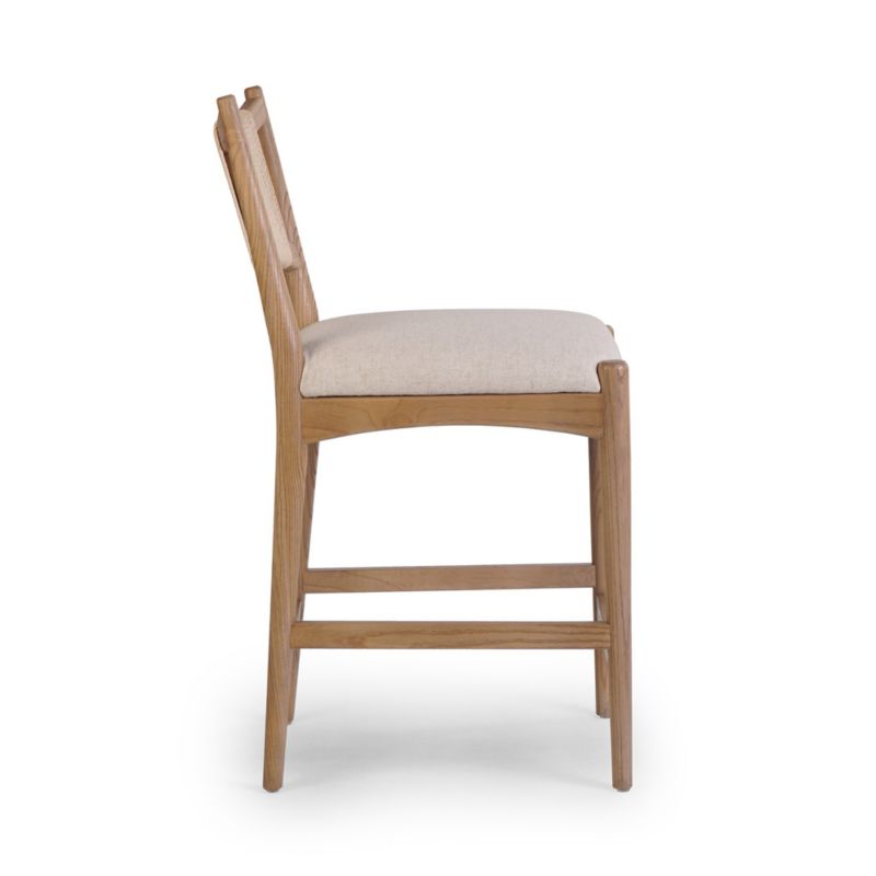 Haddon Natural Rush Counter Stool - image 3 of 8