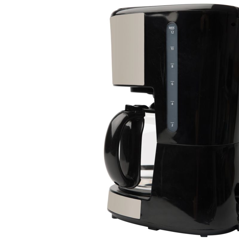 Retro Putty 12-Cup Programmable Coffee Maker with Strength Selector