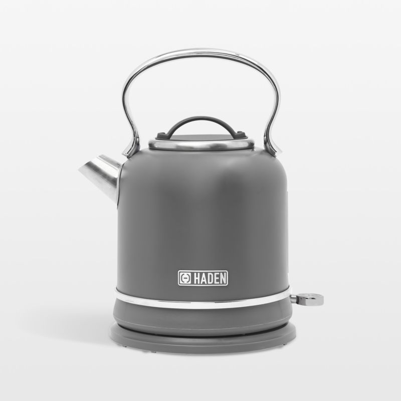 HADEN Chelsea Gray Electric Kettle + Reviews | Crate & Barrel