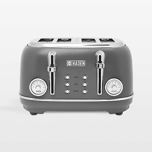 HADEN Chelsea Gray 4-Slice Toaster