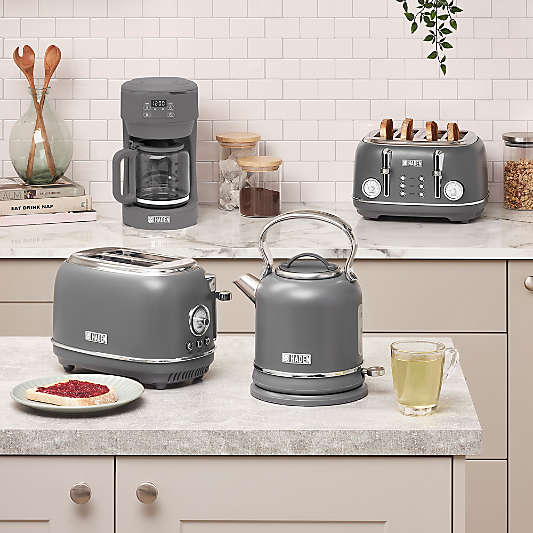 HADEN Chelsea Grey 10-Cup Drip Coffee Maker