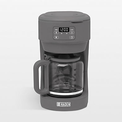 View HADEN Chelsea Grey 10-Cup Drip Coffee Maker details