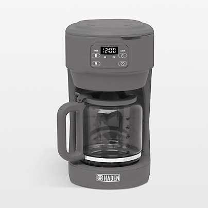 HADEN Chelsea Grey 10-Cup Drip Coffee Maker