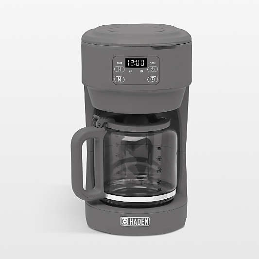 HADEN Chelsea Grey 10-Cup Drip Coffee Maker