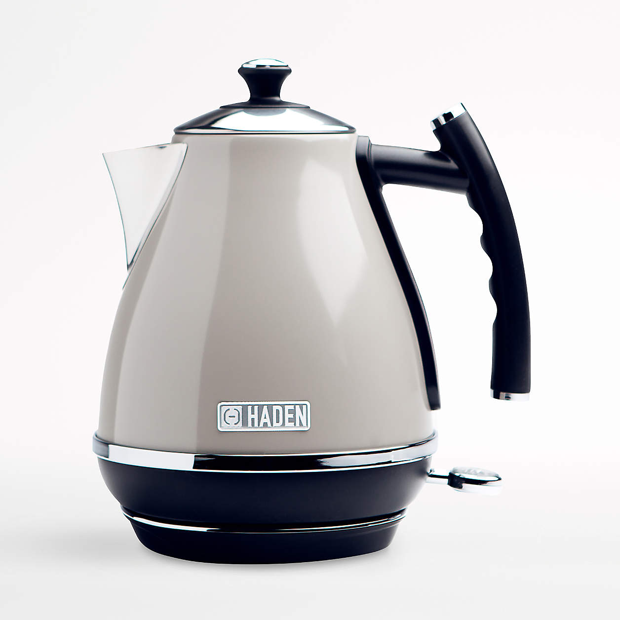 HADEN Cotswold Putty Beig Electric Tea Kettle + Reviews Crate & Barrel
