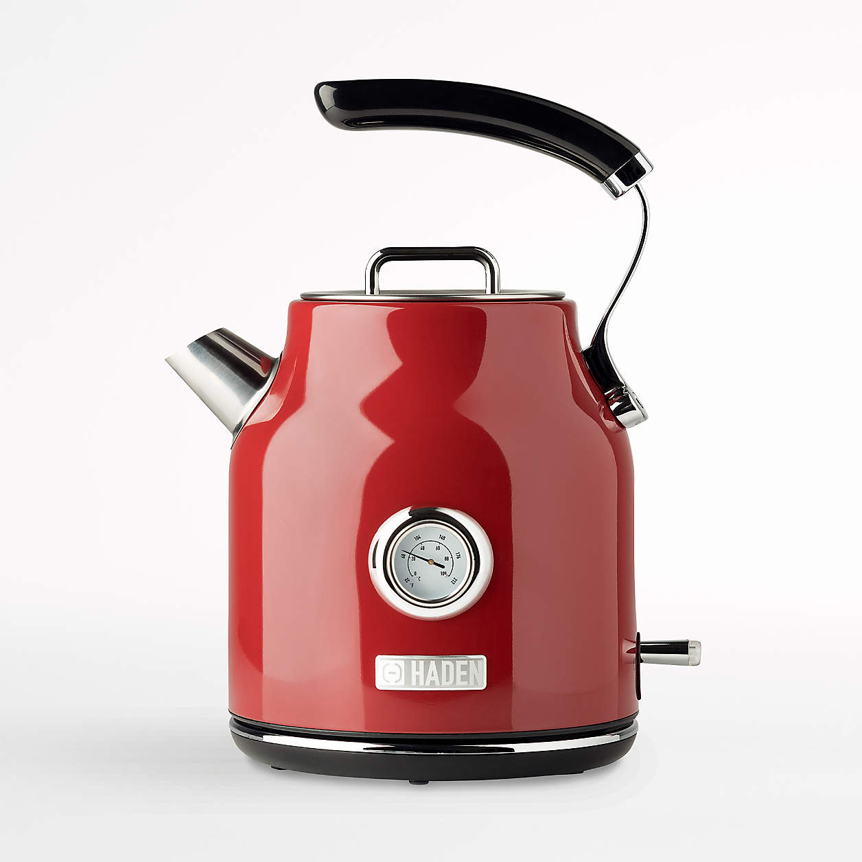 HADEN Dorset Red Electric Tea Kettle + Reviews Crate & Barrel