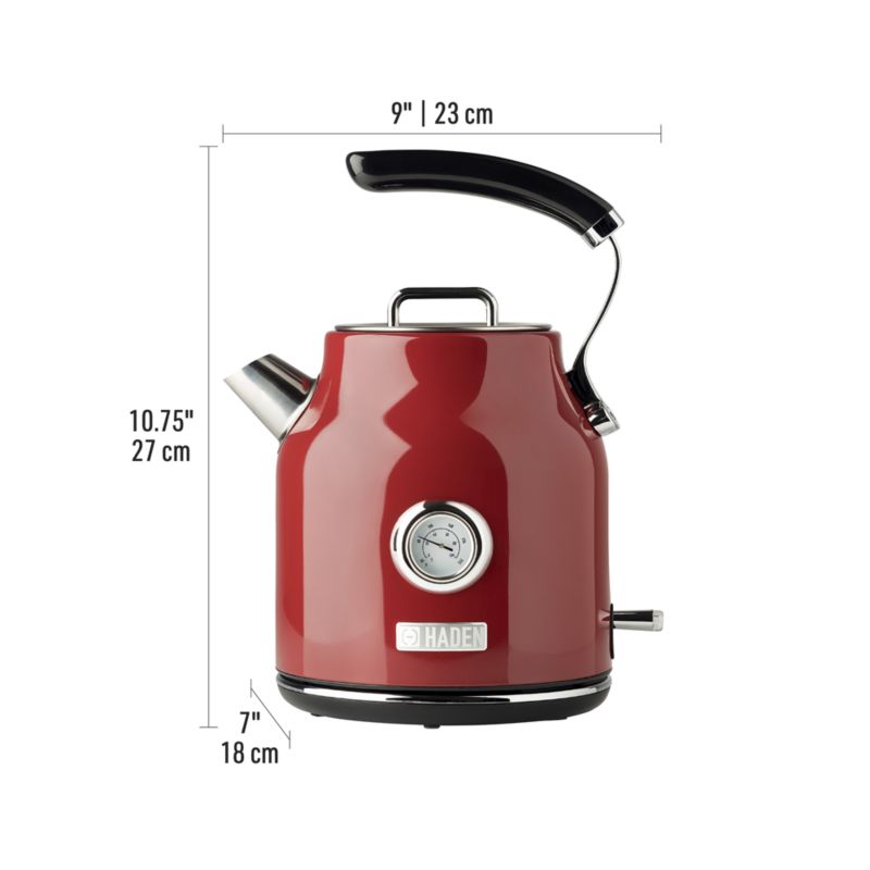 HADEN Dorset Red Electric Tea Kettle - image 6 of 8