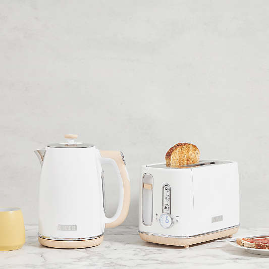 Haden Dorchester Matte White 2-Slice Toaster