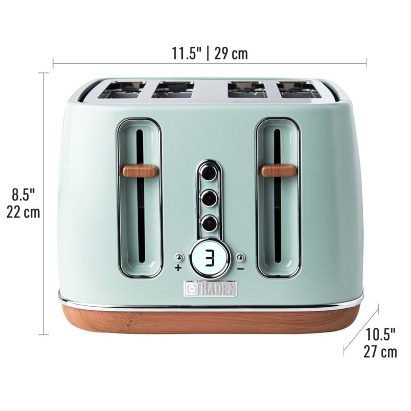 HADEN Dorchester Silt Green 4-Slice Toaster - image 7 of 10