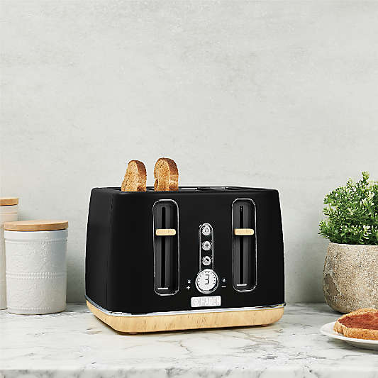 HADEN Dorchester Matte Black 4-Slice Toaster