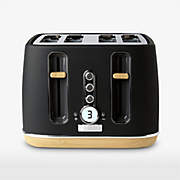 HADEN Dorchester Matte Black 4-Slice Toaster