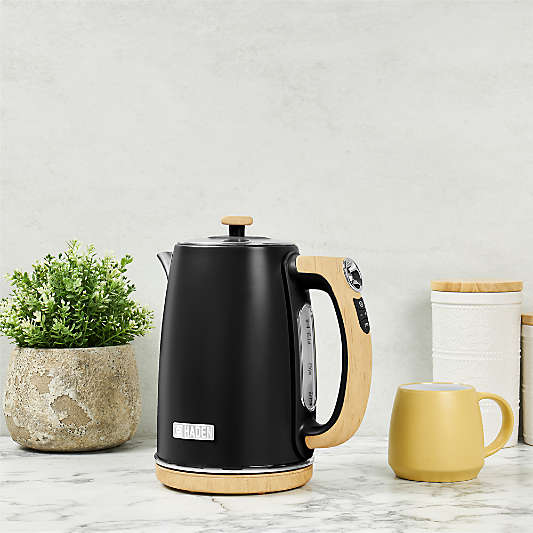 HADEN Dorchester Matte Black Variable Temperature Programmable Electric Tea Kettle