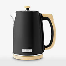 HADEN Dorchester Matte Black Electric Tea Kettle + Reviews | Crate & Barrel