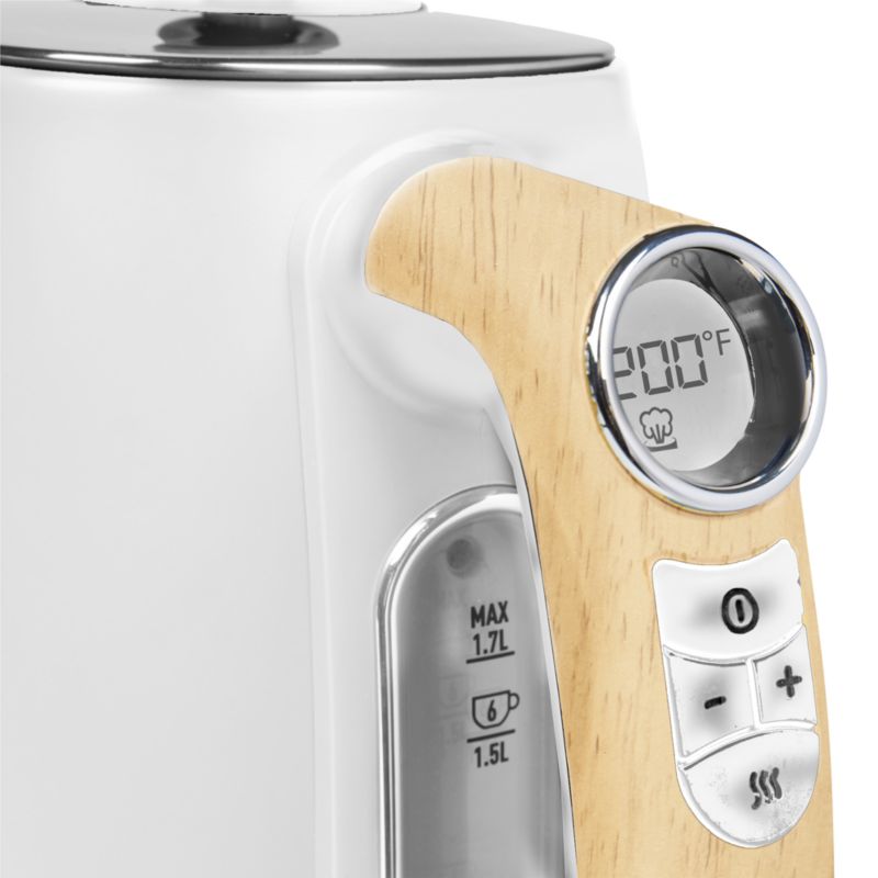 HADEN Dorchester Matte White Variable Temperature Programmable Electric Tea Kettle - image 6 of 9