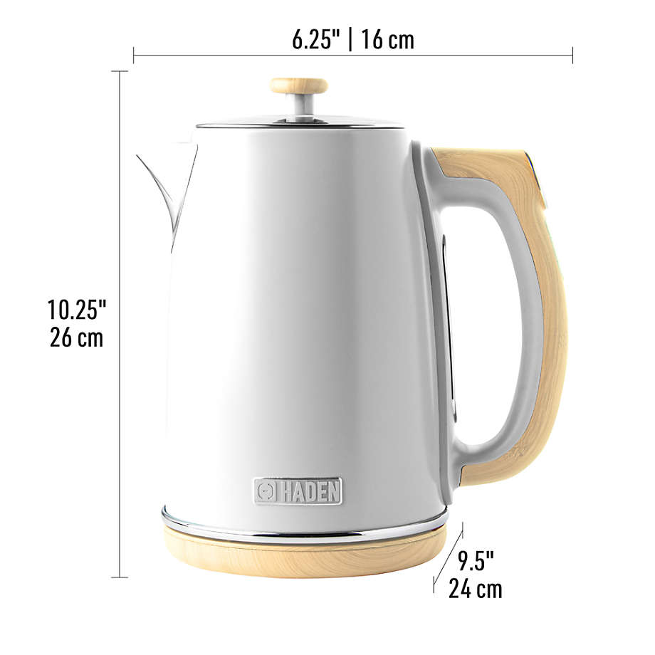 Haden Heritage 1.7l Stainless Steel Electric Kettle, Coffee, Tea &  Espresso, Furniture & Appliances