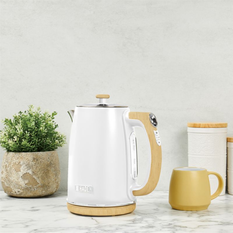 HADEN Dorchester Matte White Variable Temperature Programmable Electric Tea Kettle - image 1 of 9