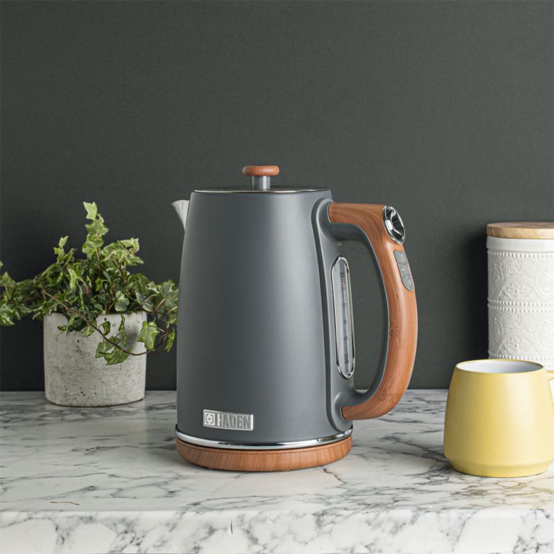 HADEN Dorchester Pebble Grey Electric Tea Kettle - image 2 of 10