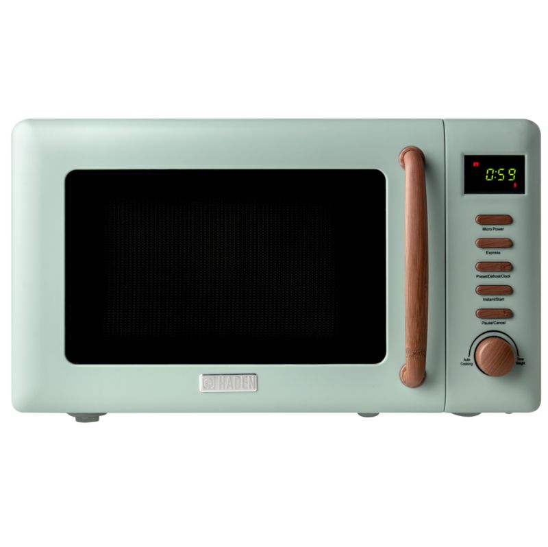 HADEN Dorchester Silt Green Compact Microwave