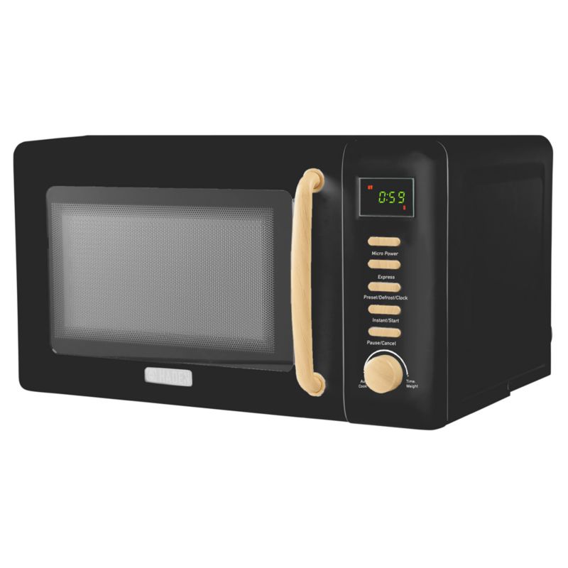 HADEN Dorchester Matte Black Compact Microwave - image 6 of 8