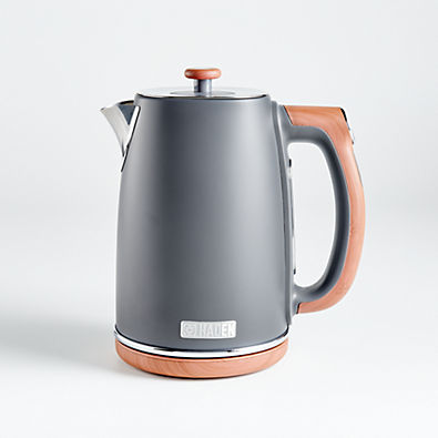View HADEN Dorchester Pebble Grey Electric Tea Kettle details