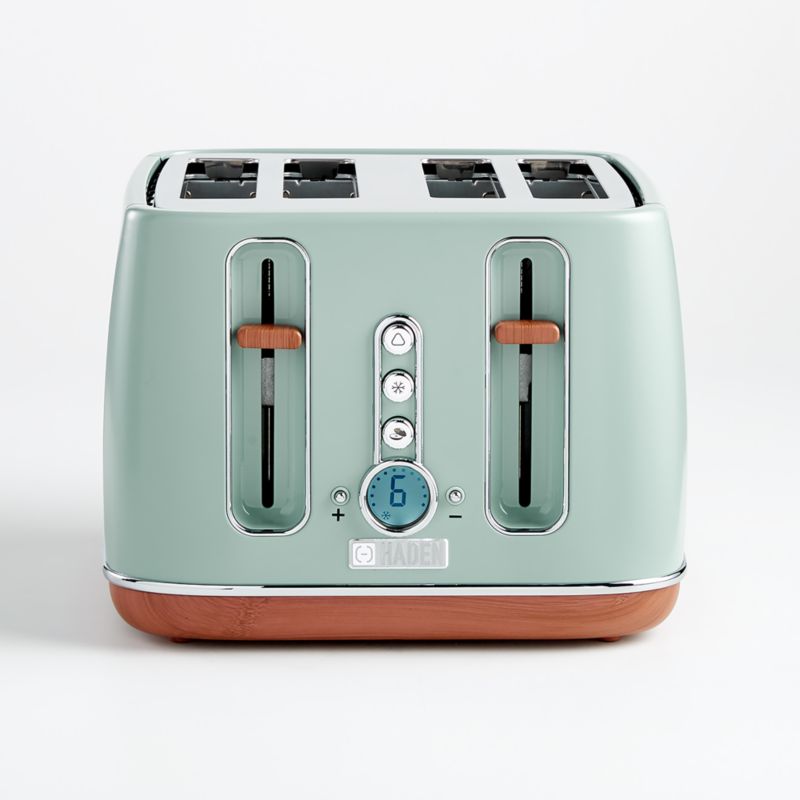 Teal toaster 4 slice sale