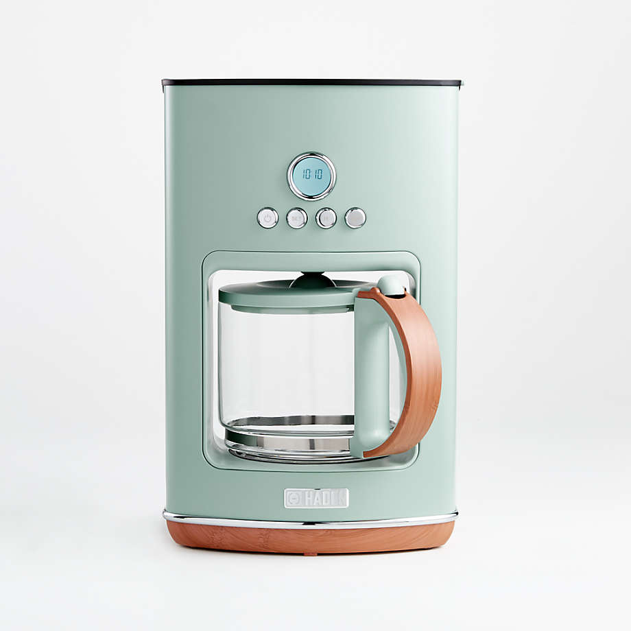 HADEN Dorchester Ultra Silt Green 10-Cup Programmable Drip Coffee Maker + Reviews | & Barrel