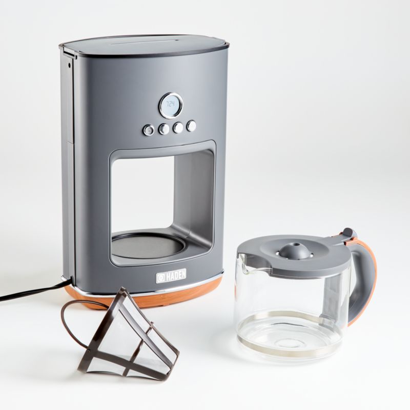 HADEN Dorchester Ultra Pebble Grey 10Cup Programmable Drip Coffee