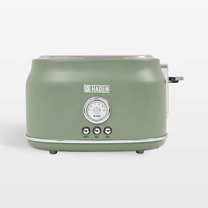 HADEN Dorset Cedar Green 2-Slice Toaster