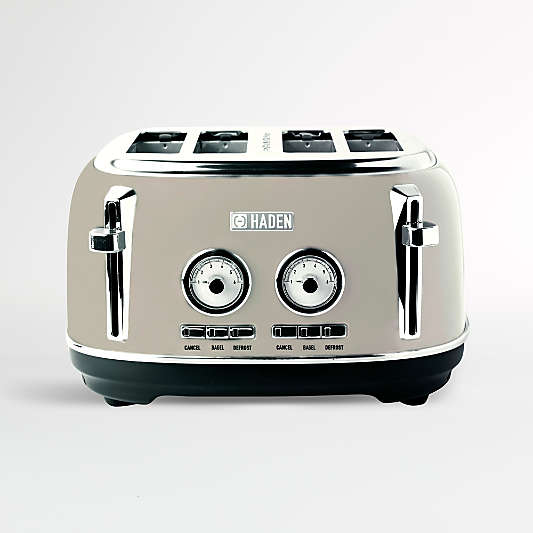 HADEN Dorset Putty Beige 4-Slice Toaster