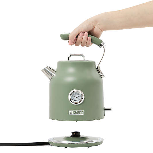 HADEN Dorset Cedar Green Electric Tea Kettle