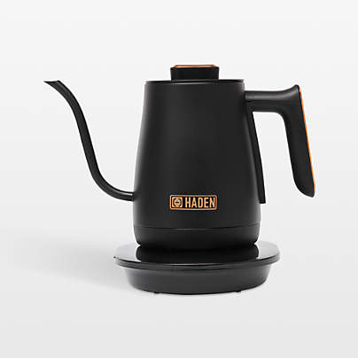 HADEN Gooseneck Black Electric Tea Kettle