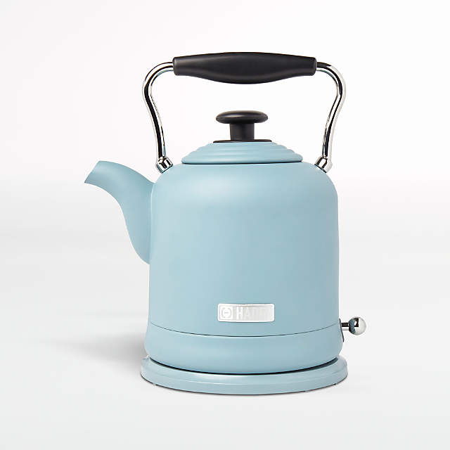 HADEN Dorchester Matte White Electric Tea Kettle + Reviews, Crate & Barrel