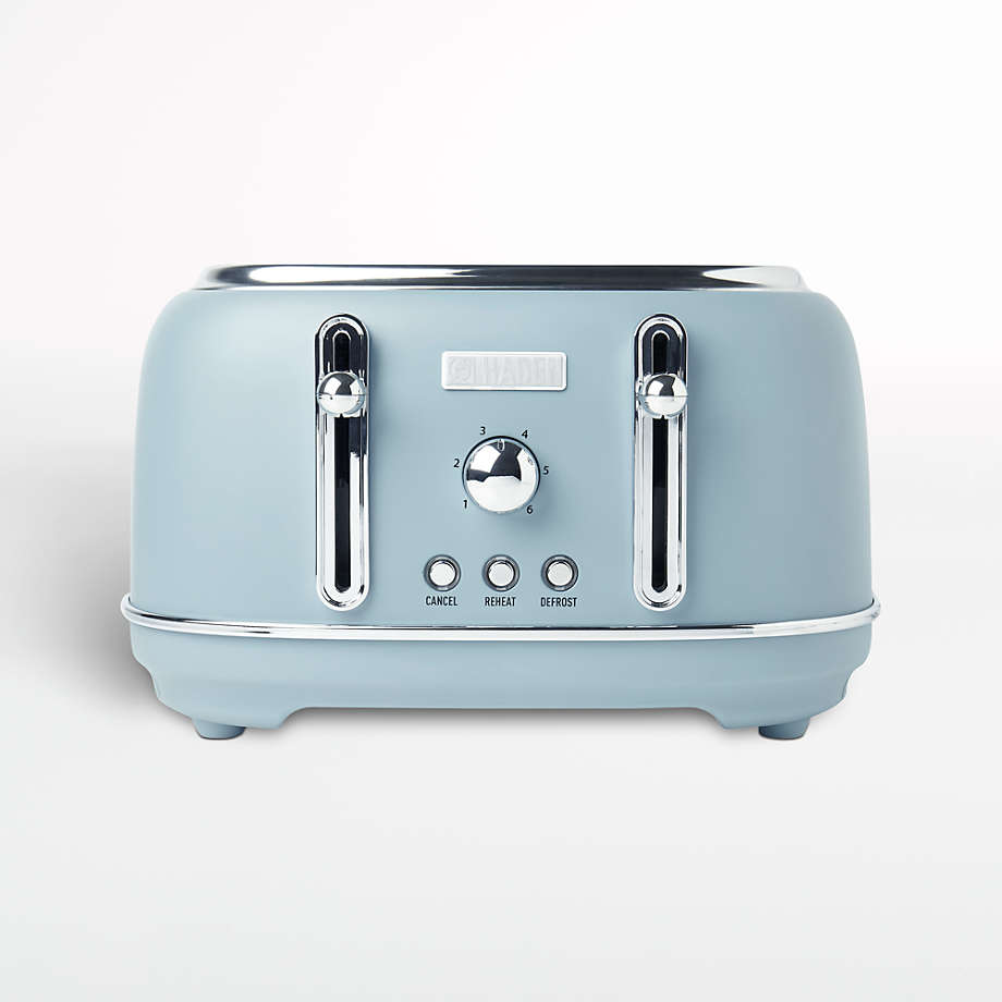 Haden Highclere Blue 4Slice Toaster + Reviews Crate & Barrel