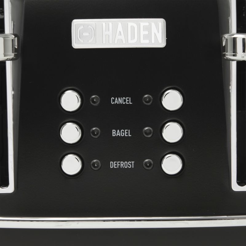 HADEN Heritage Black and Chrome 4-Slice Toaster - image 6 of 8