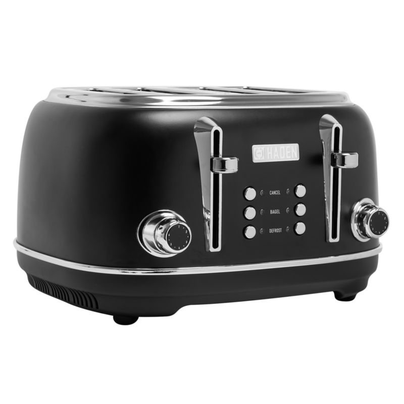 HADEN Heritage Black and Chrome 4-Slice Toaster - image 8 of 8