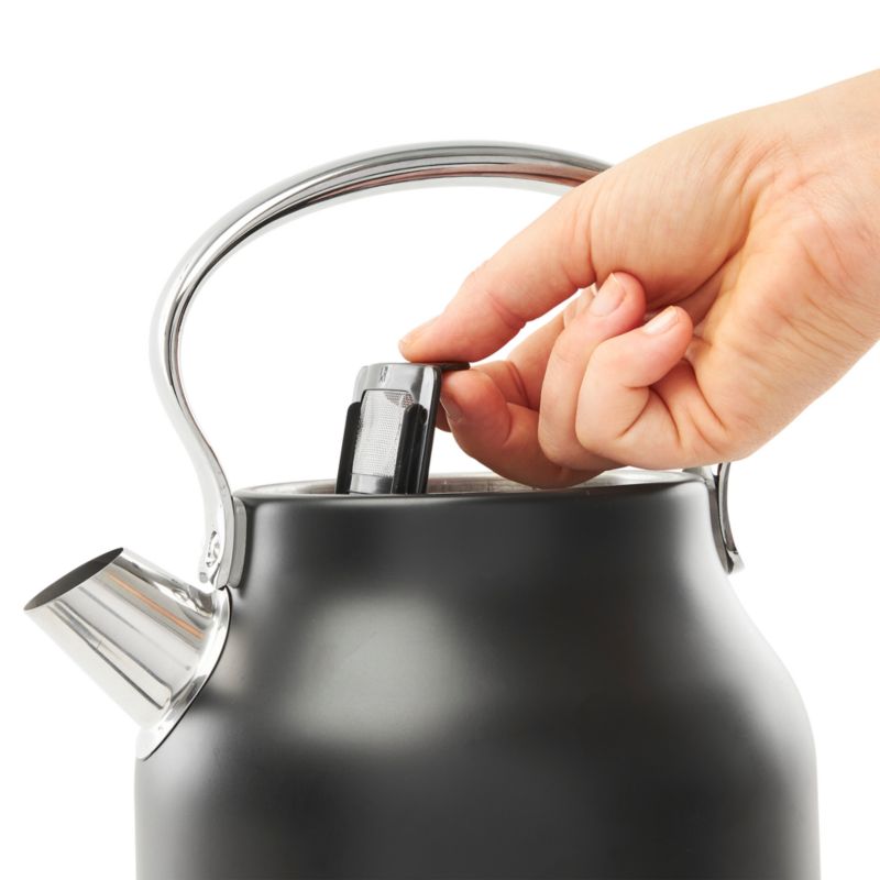 HADEN Heritage Black and Chrome Electric Tea Kettle - image 6 of 11