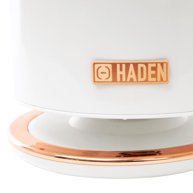 HADEN Heritage Ivory and Copper Electric Tea Kettle - image 10 of 13