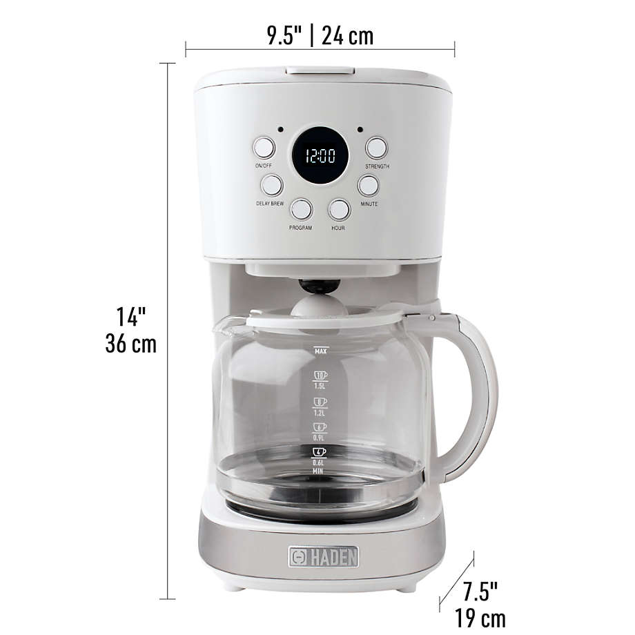 KitchenAid Matte Charcoal Grey 12-Cup Drip Coffee Maker Machine + Reviews