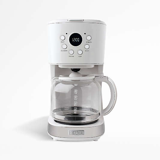 HADEN Ivory Programmable Drip Coffee Maker