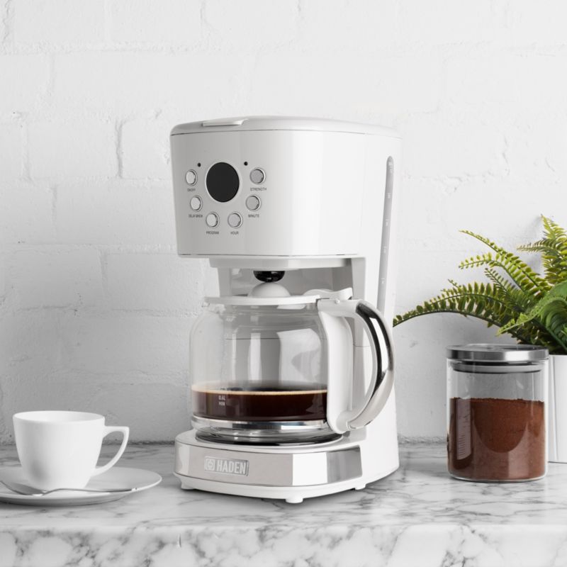 HADEN Ivory Programmable Drip Coffee Maker - image 1 of 8