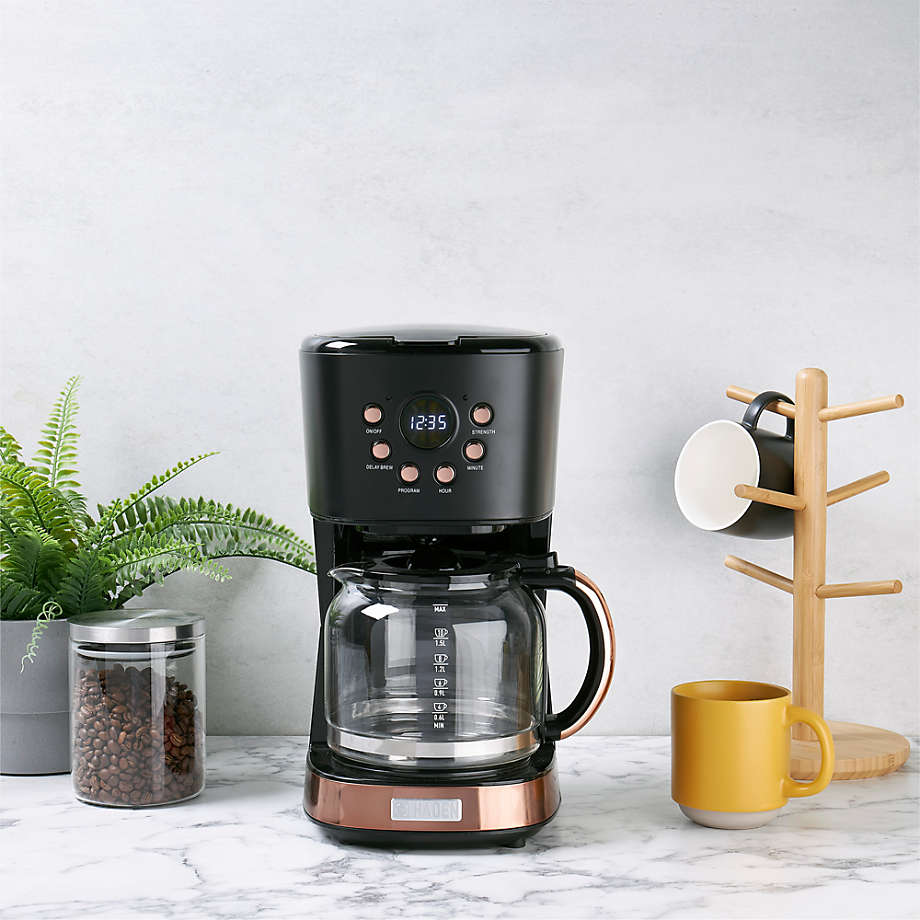 Haden Single-Serve Capsule Coffee Maker - Black & Copper