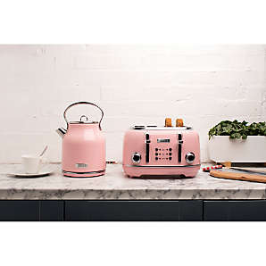 ELECTRIC RETRO ROSE GOLD TEA KETTLE