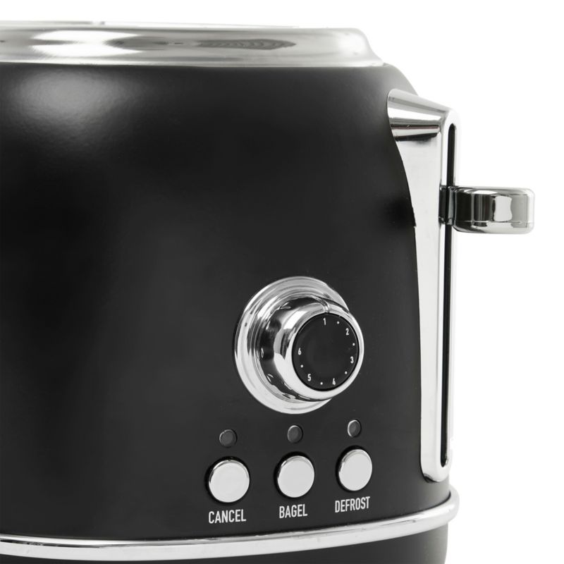 HADEN Heritage Black and Chrome 2-Slice Toaster - image 9 of 10