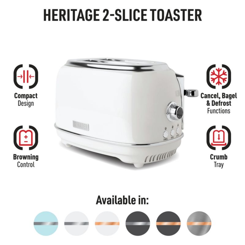 HADEN Heritage Ivory 2-Slice Toaster - image 8 of 12