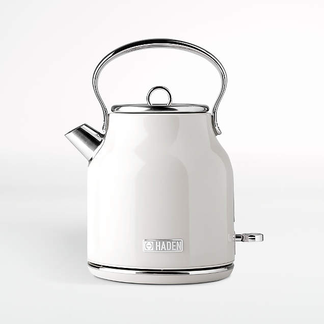 Smeg Matte White Electric Tea Kettle Crate & Barrel