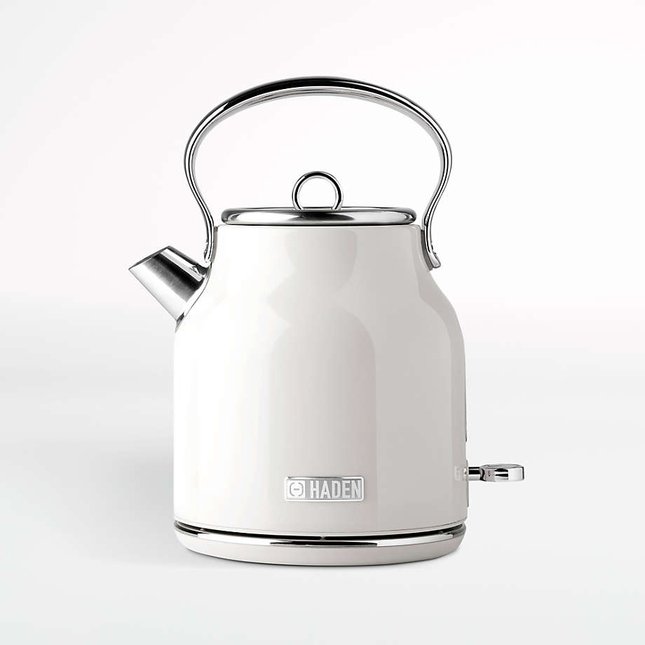 HADEN Heritage Ivory Electric Tea Kettle Reviews Crate