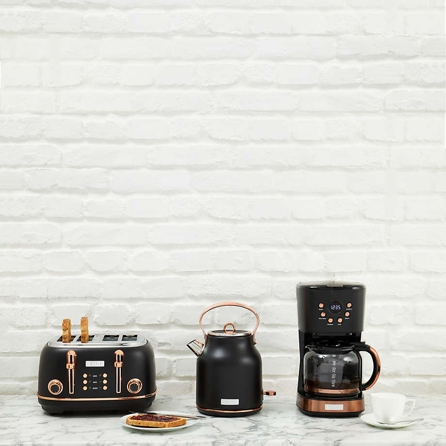 Tower black and outlet rose gold kettle