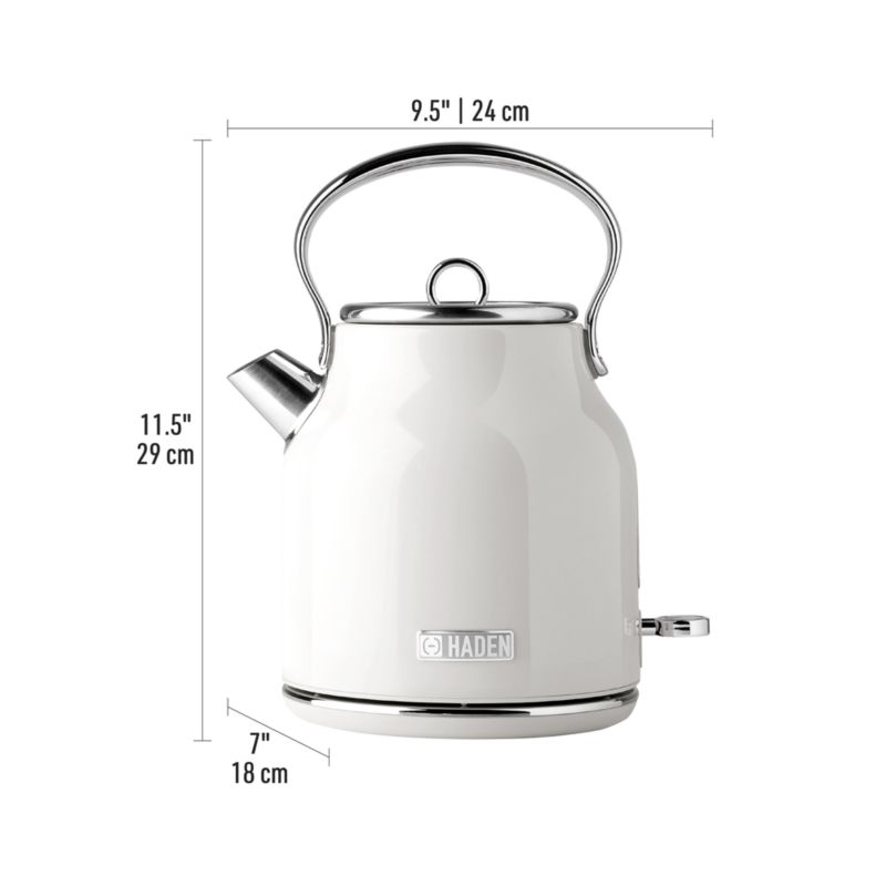 HADEN Heritage Ivory Electric Tea Kettle - image 6 of 12