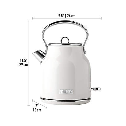 Haden Heritage Stainless Steel Electric Kettle - English Rose, 1.7 L -  Baker's