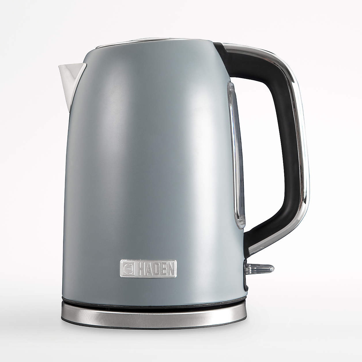 HADEN Perth Slate Grey Electric Tea Kettle + Reviews Crate & Barrel